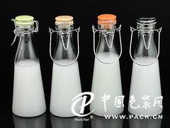 新品密封玻璃牛奶瓶市场价格，玻璃牛奶瓶供货厂家